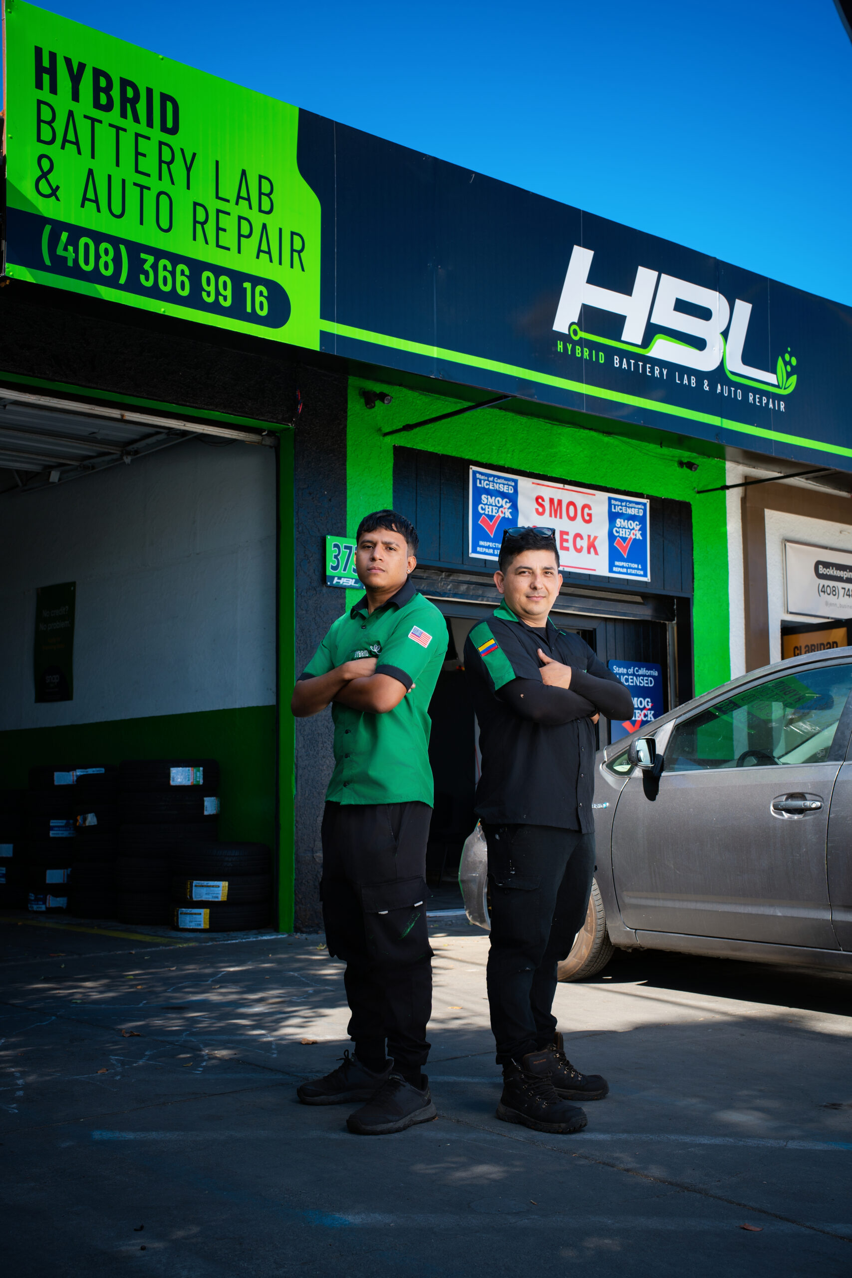 Equipo HBL en el taller